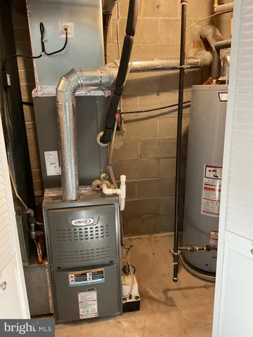a view of water heater room