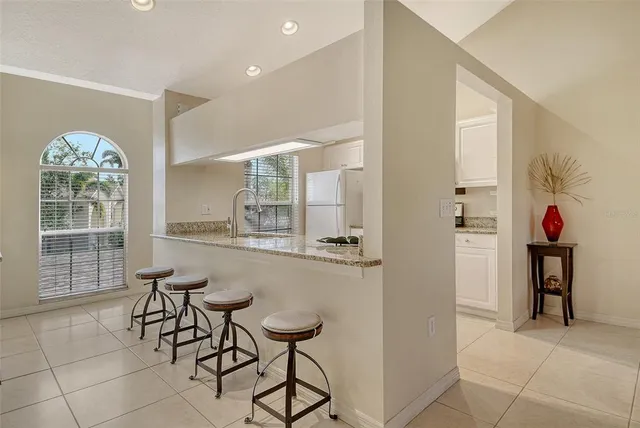 a view of a garden from a window