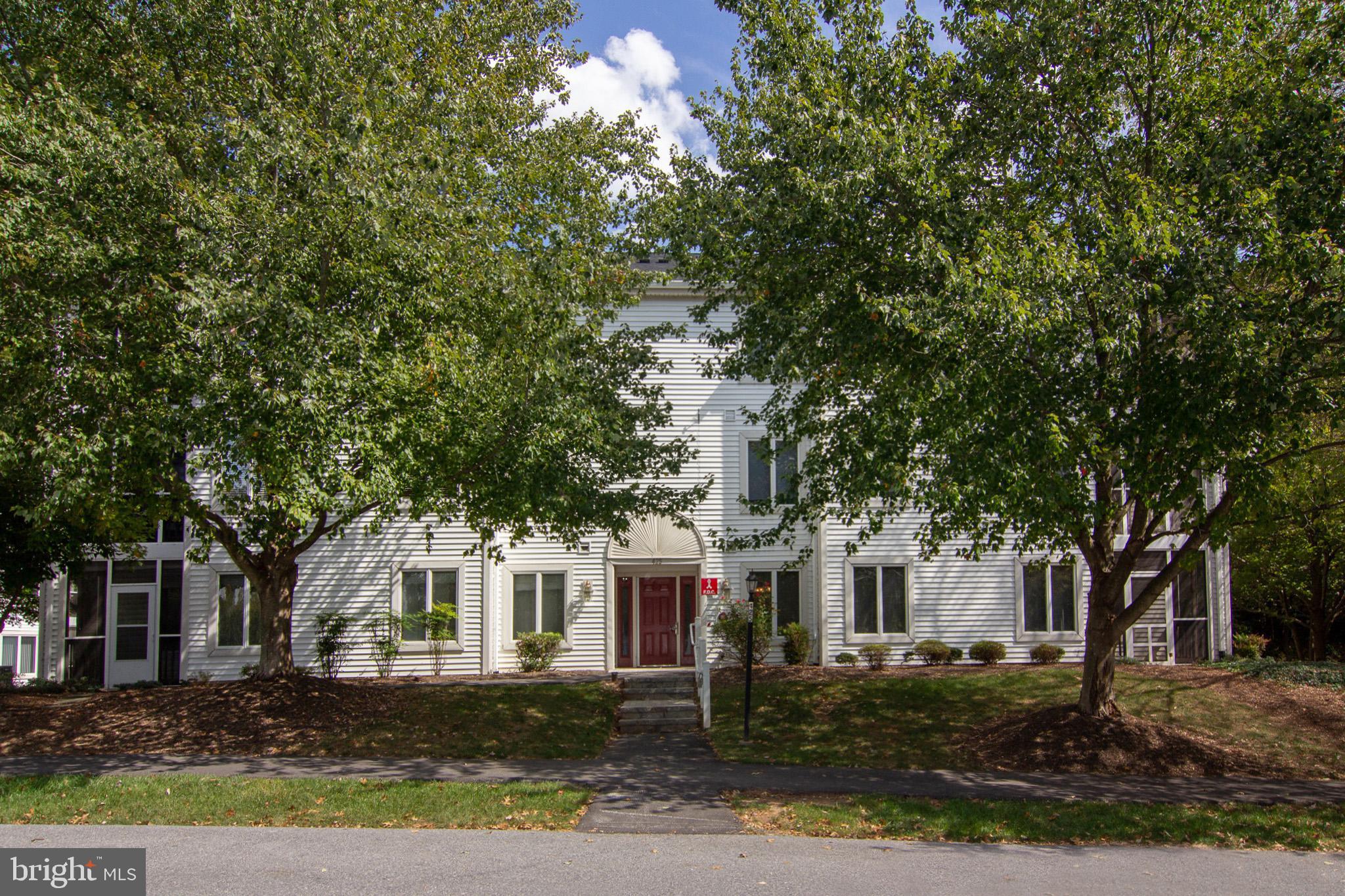 View of the front exterior of the building