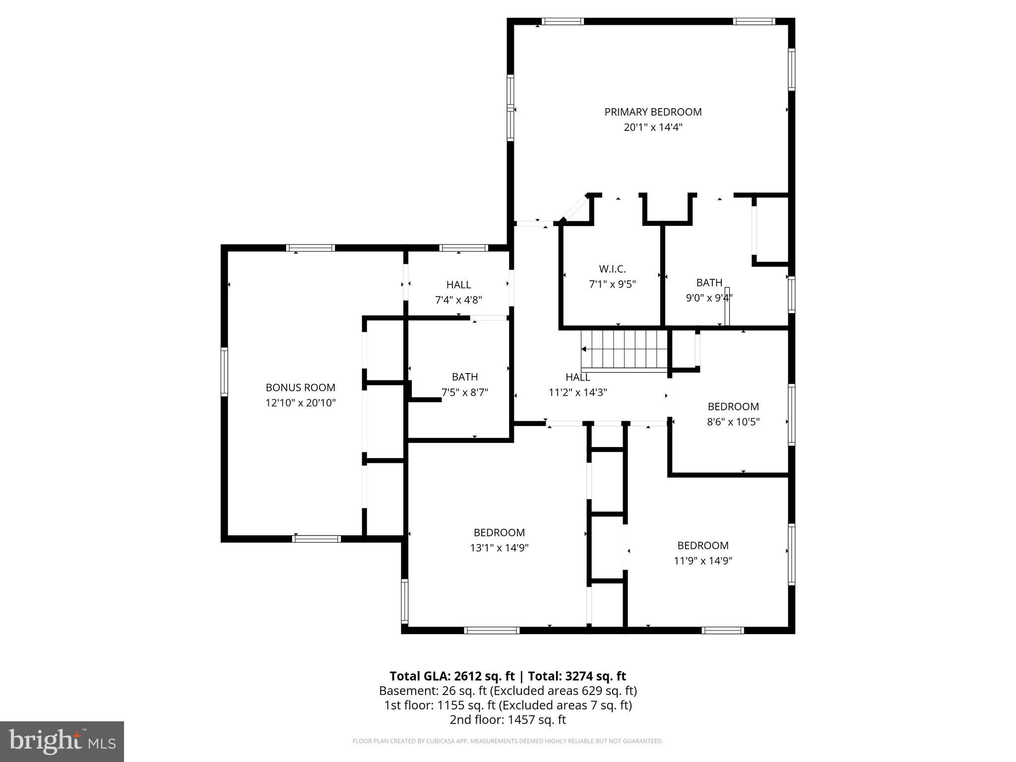 290 Wentworth Road Wayne, PA 19087 - Photo 55 of 57 2nd floor - floorplans