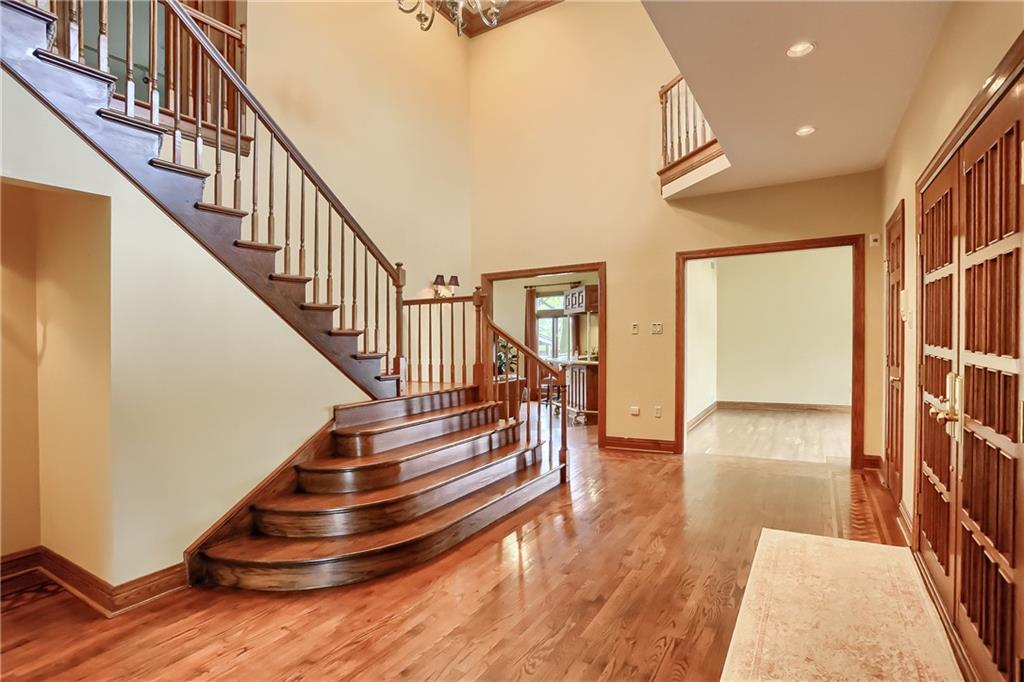 325 Overbrook Road Valencia, PA 16059 - Photo 7 of 34 a view of entryway and hall with wooden floor