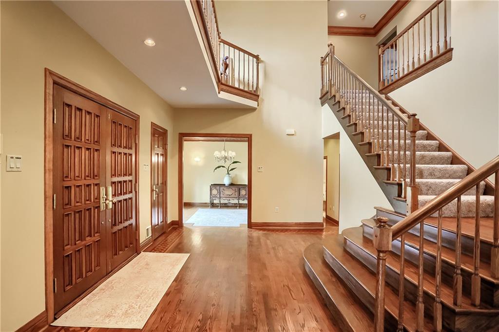 325 Overbrook Road Valencia, PA 16059 - Photo 8 of 34 a view of entryway with wooden floor and stairs