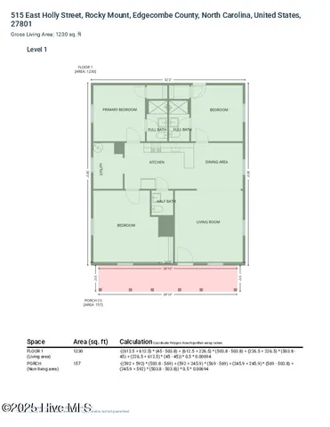 $173,000 | 515 East Holly Street, Rocky Mount, NC 27801