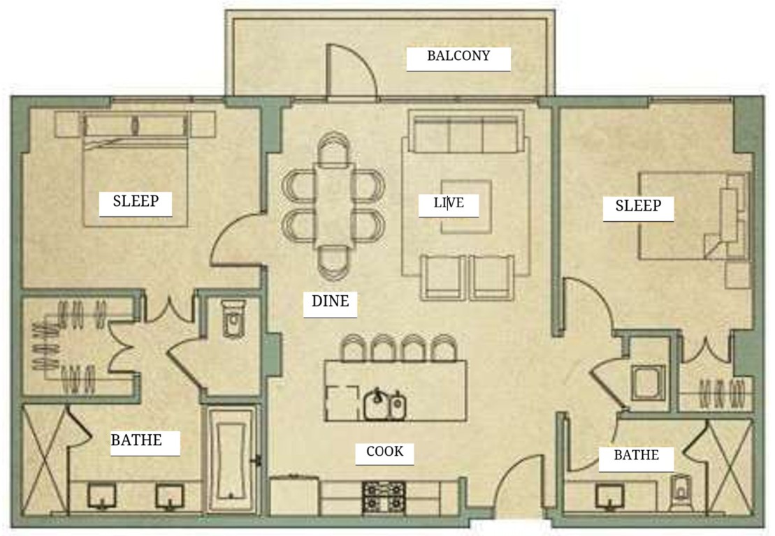 1600 Barton Springs Road, Unit 1407 Austin, TX 78704 - Photo 2 of 38 a sign that is on a wall of a building