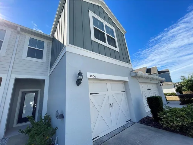 a front view of a house with entryway