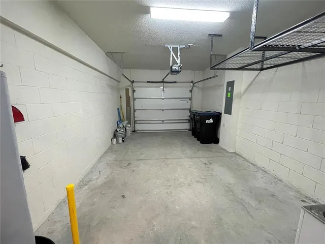 a view of a car garage