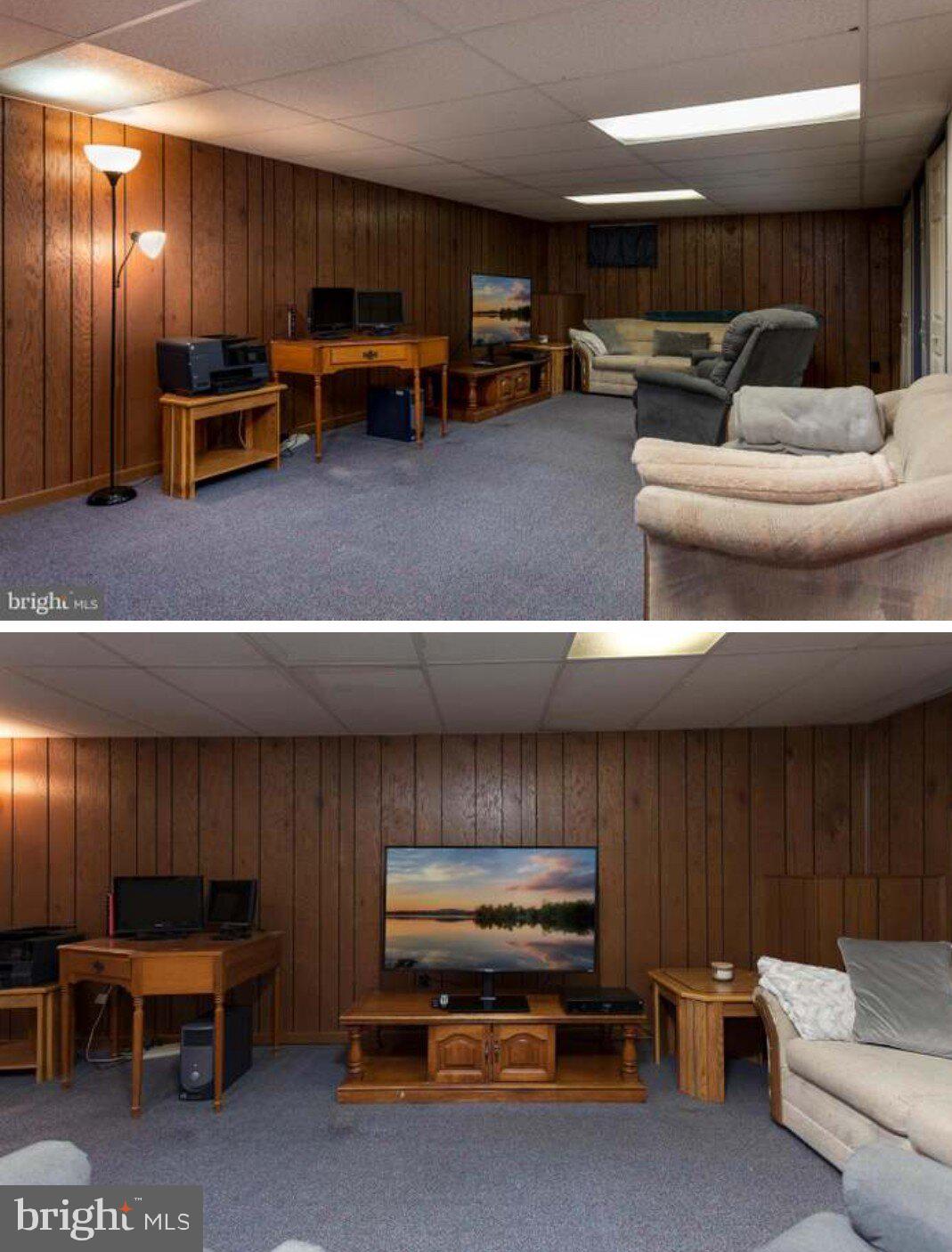 1003 Walnut Street Pottstown, PA 19464 - Photo 6 of 15 Cozy basement retreat with warm tones.