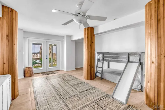 a view of a balcony with chairs