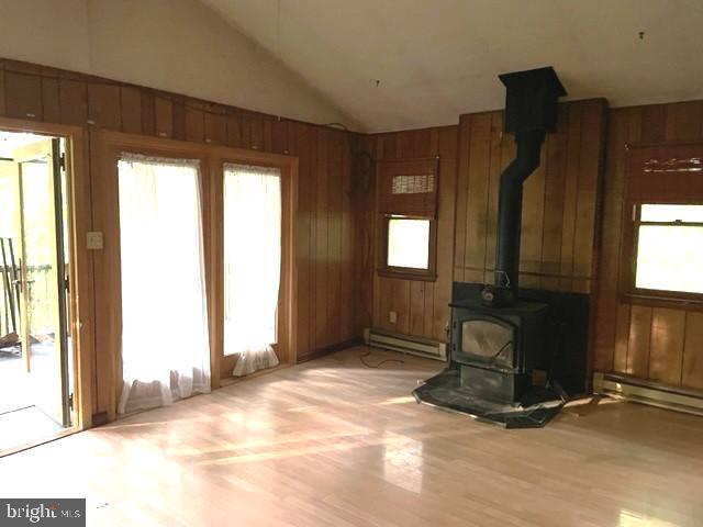 159 Bloodroot Road Front Royal, VA 22630 - Photo 6 of 12 Family room with Cozy wood burning stove.