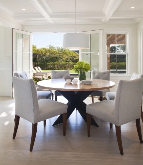 21 Woodbine Street Nantucket, MA 02554 - Photo 17 of 19 a view of a dining room with furniture window and outside view
