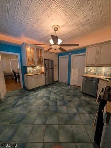 a room with storage and utility