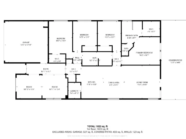 a picture of a floor plan