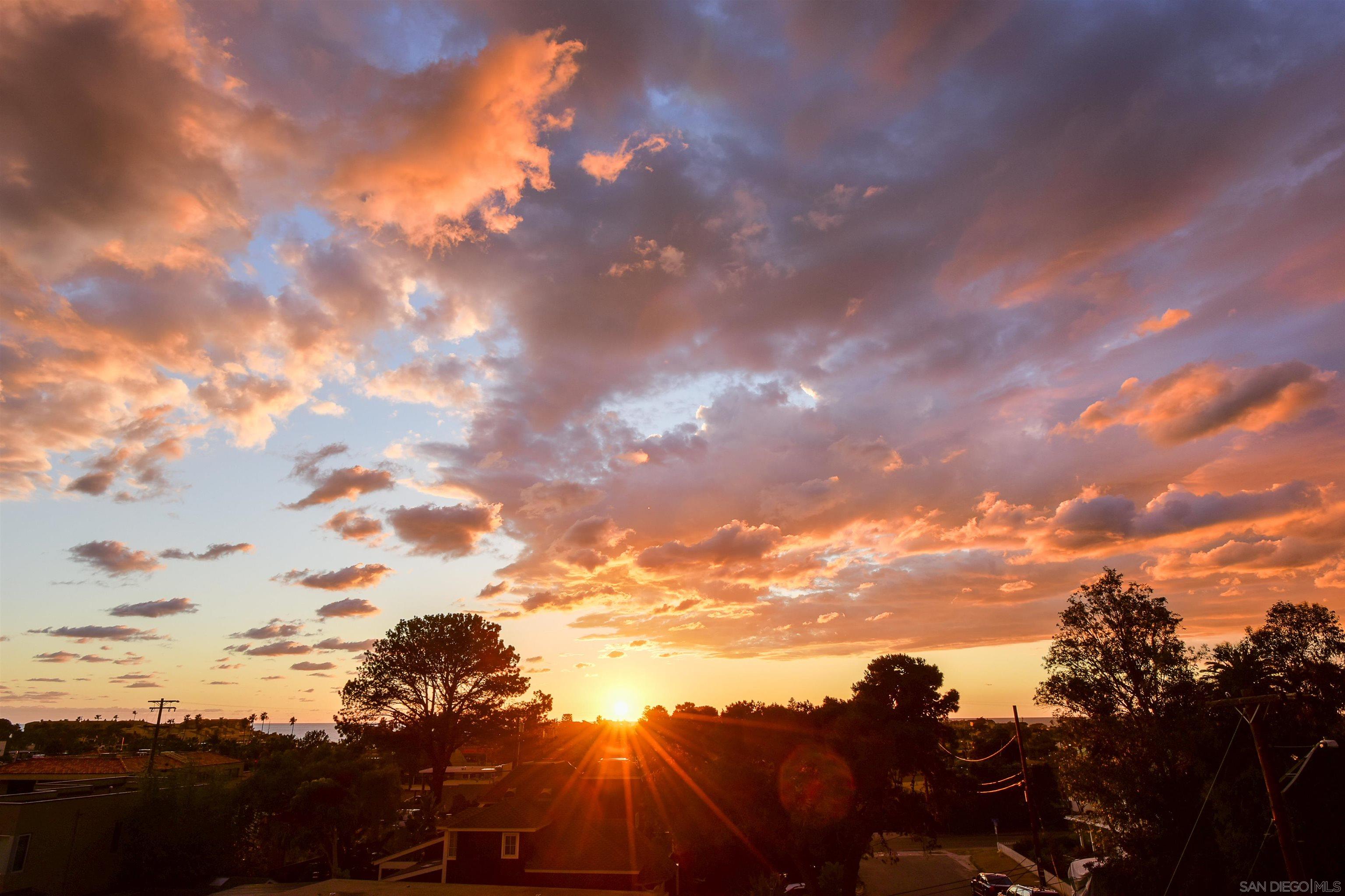222 Barbara Avenue Solana Beach, CA 92075 - Photo 5 of 37 a view of sunset