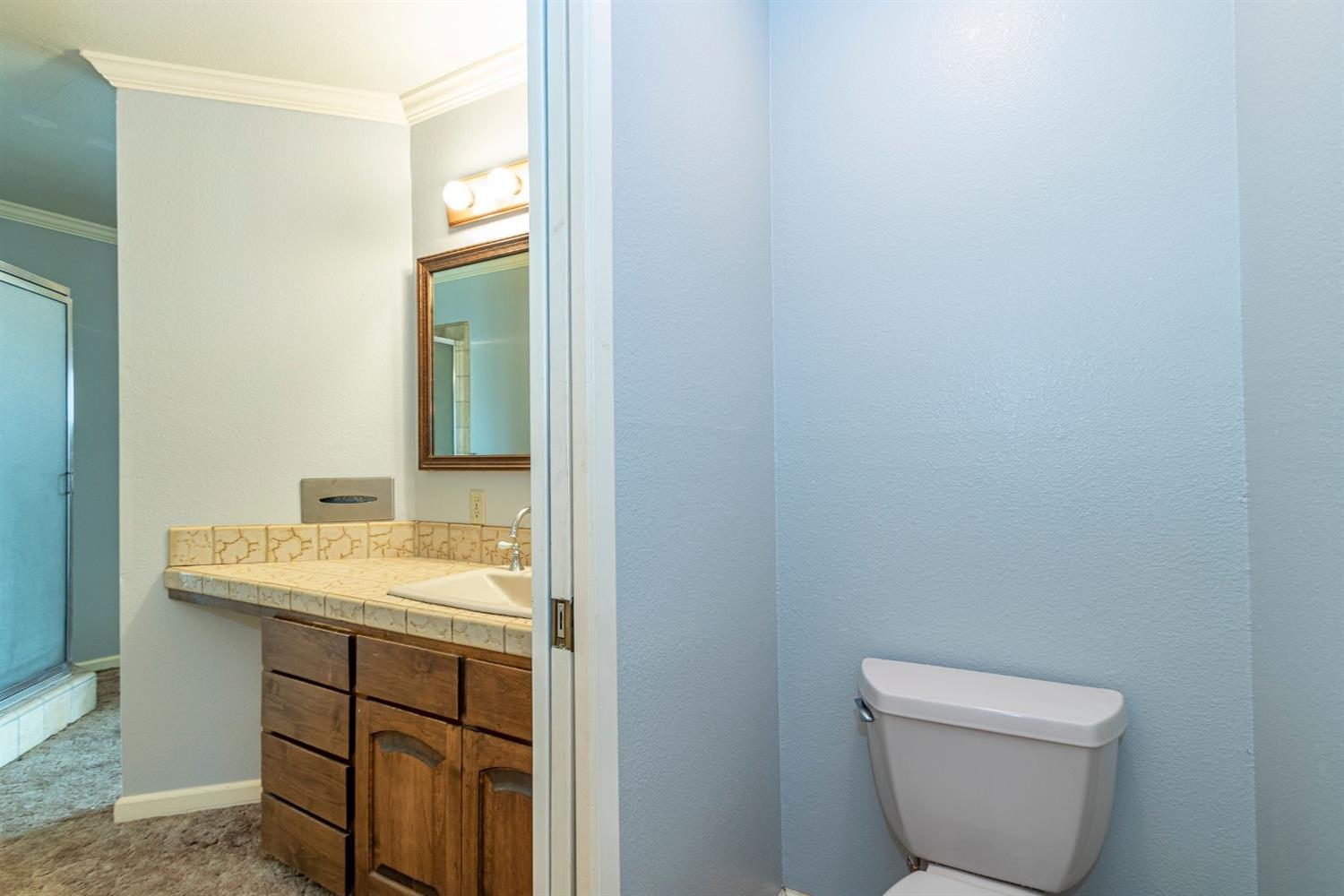 22235 Frontier Road Clovis, CA 93619 - Photo 17 of 31 Quarter bath with pocket door to master bath.