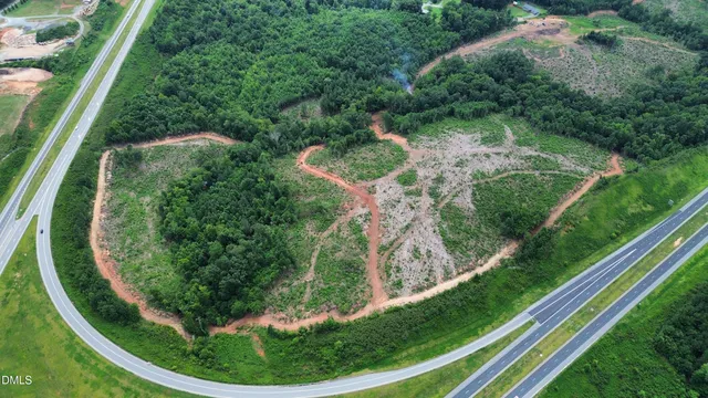 a view of a garden with a fountain