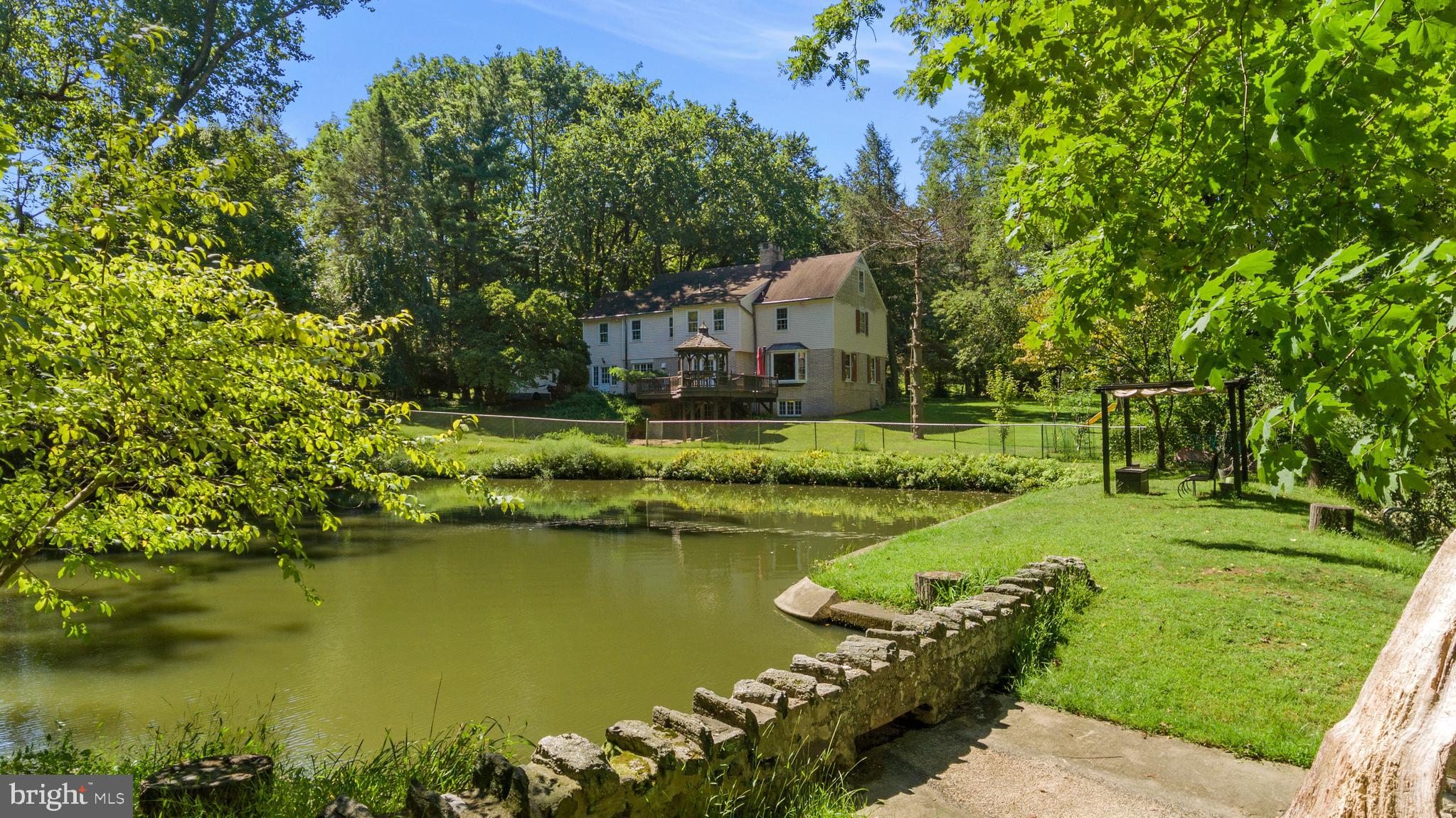 431 Crescent Road Wyncote, PA 19095 - Photo 48 of 49 Pond is spring-fed