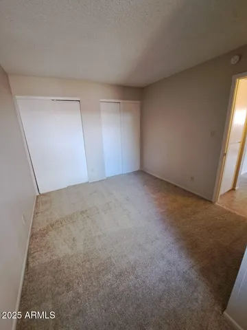 an empty room with a natural light