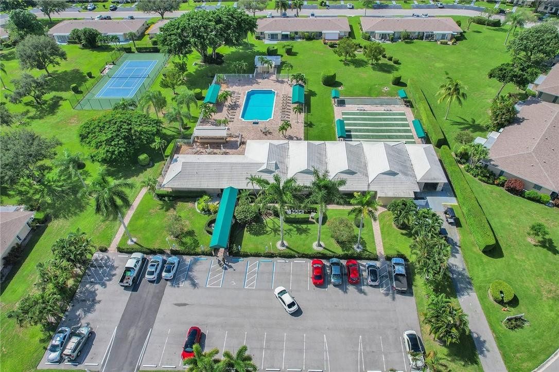 20830 Wendall Terrace, Unit 58 Boca Raton, FL 33433 - Photo 22 of 27 an aerial view of a house with a yard