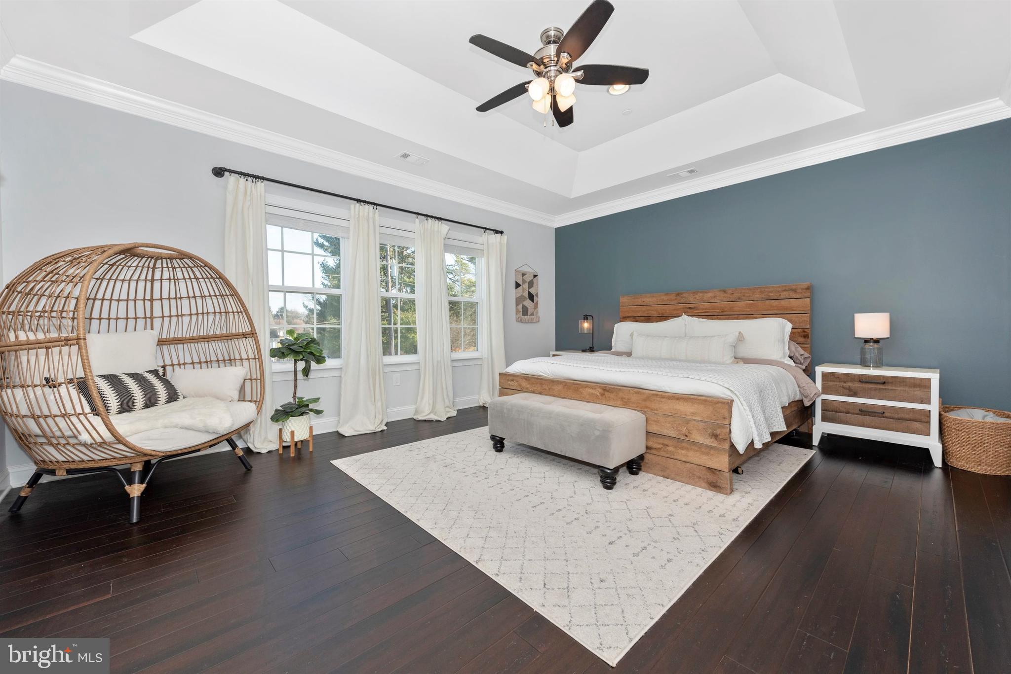 7937 Yellow Springs Road Frederick, MD 21702 - Photo 22 of 59 Master bedroom with tray ceilings