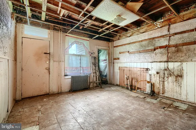 a view of an empty room