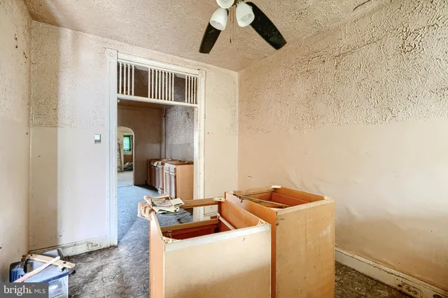 a room with storage and utility