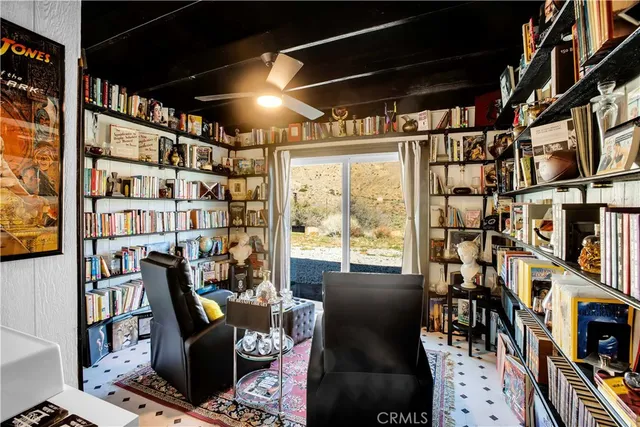 a table and chairs in a patio