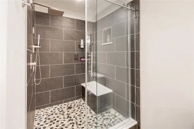 a bathroom with a toilet