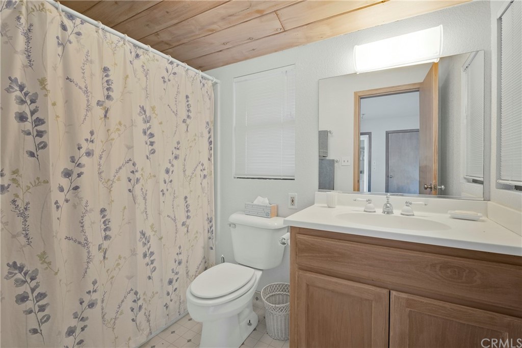 5191 Lake Boulevard Lower Lake, CA 95457 - Photo 21 of 44 a bathroom with a sink a toilet and a mirror