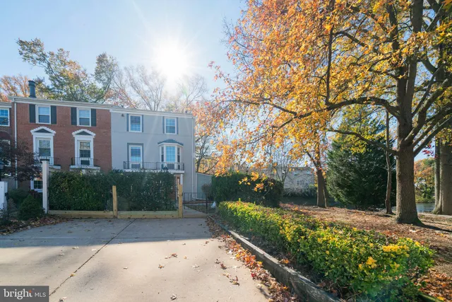 a view of a building with a street
