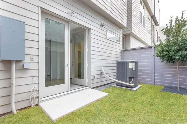 a view of front door of house