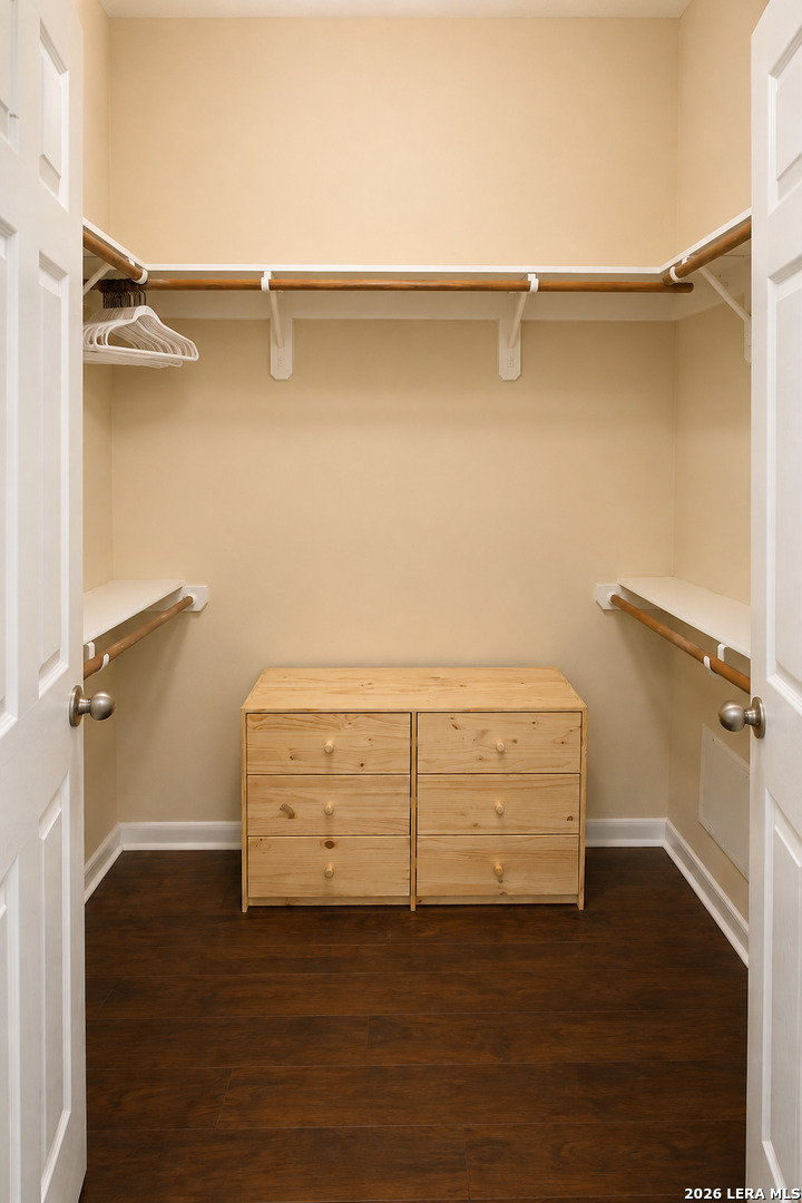 6160 Eckhert Road, Unit 804 San Antonio, TX 78240 - Photo 30 of 38 a view of an empty walk in closet
