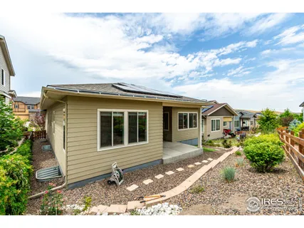 a view of a house with a patio