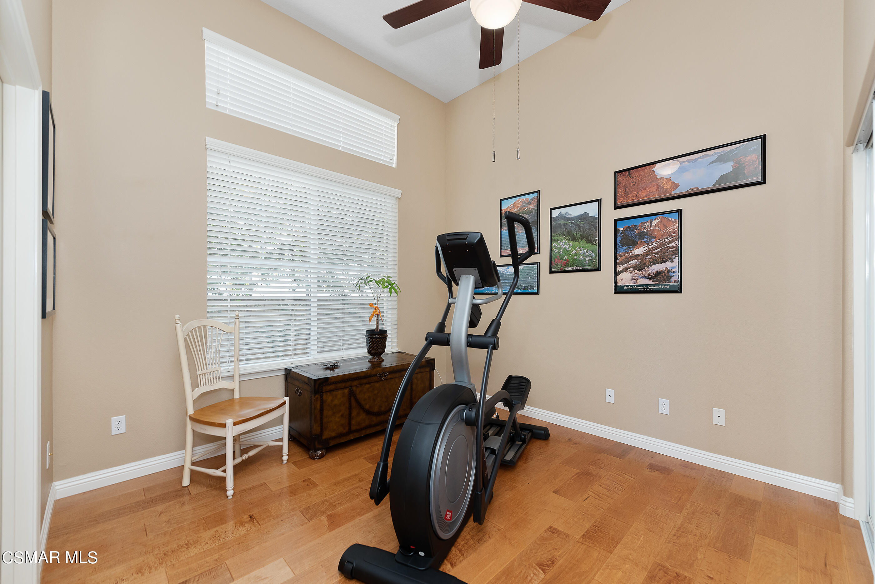 128 Laurel Ridge Drive Simi Valley, CA 93065 - Photo 28 of 66 a view of a workspace with furniture and a window