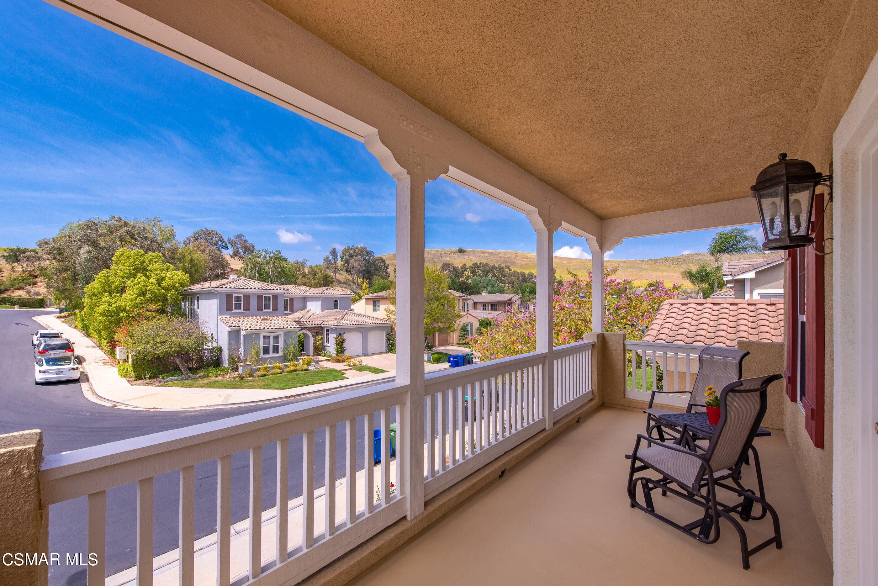128 Laurel Ridge Drive Simi Valley, CA 93065 - Photo 37 of 66 a view of a chairs and table in balcony
