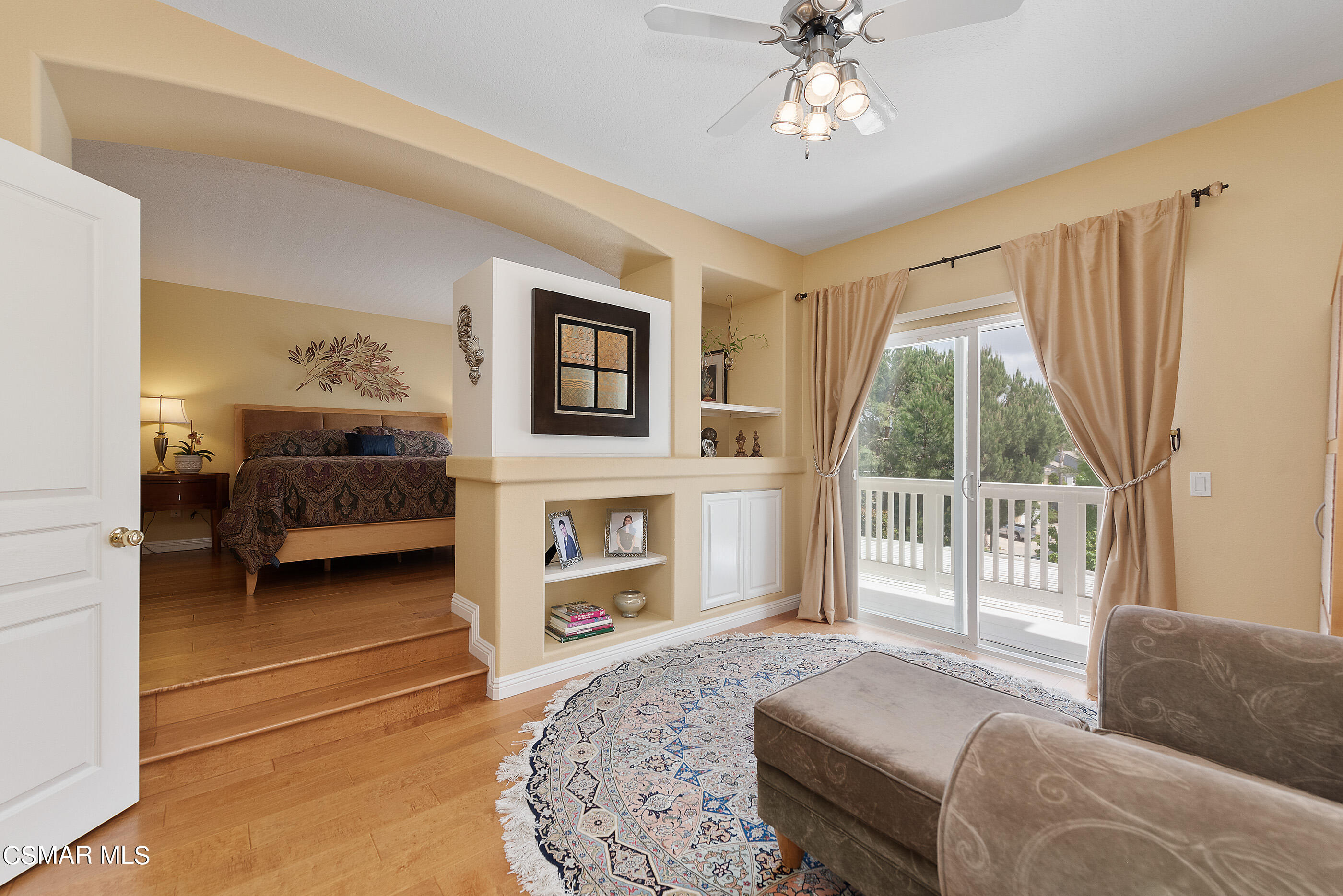 128 Laurel Ridge Drive Simi Valley, CA 93065 - Photo 39 of 66 a spacious bedroom with a bed couch and a window