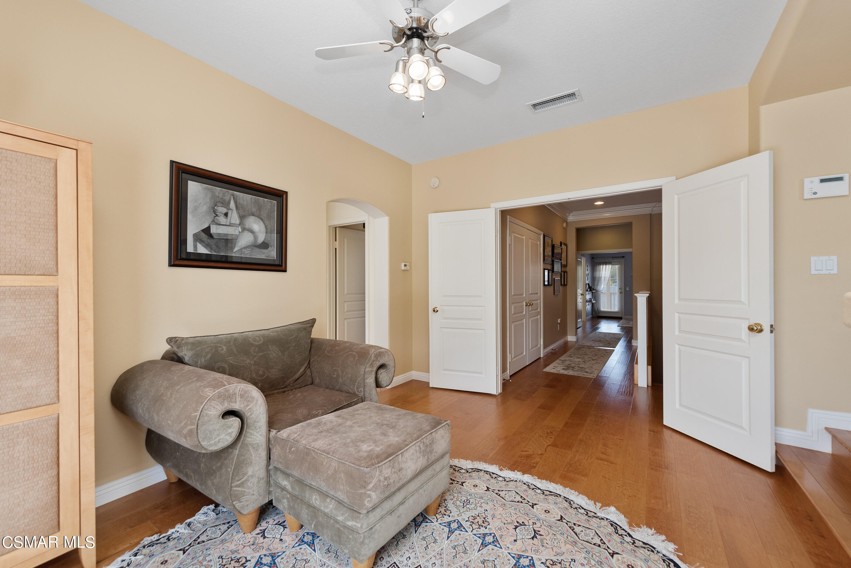 128 Laurel Ridge Drive Simi Valley, CA 93065 - Photo 40 of 66 a living room with furniture and wooden floor