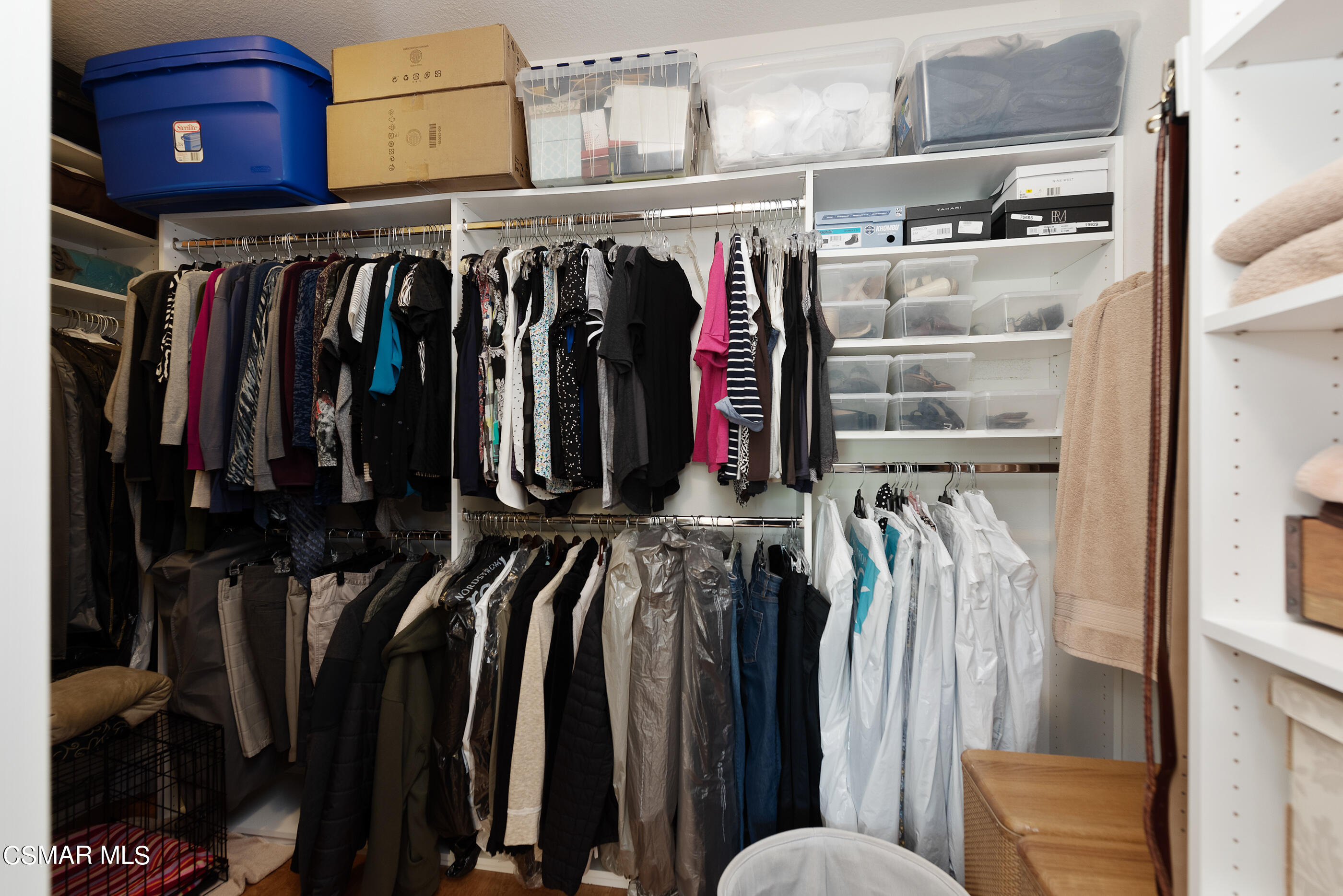 128 Laurel Ridge Drive Simi Valley, CA 93065 - Photo 45 of 66 a view of walk in closet with clothes and shoes