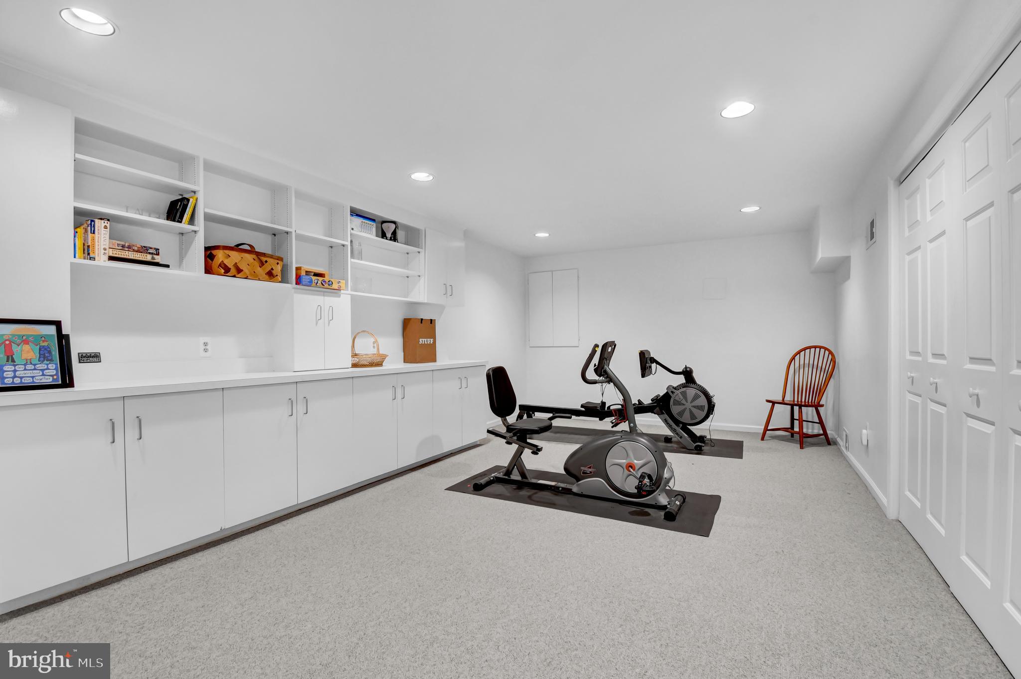 3400 Legation Street Northwest Washington, DC 20015 - Photo 30 of 49 LL Rec Rm with Built-ins & Closet