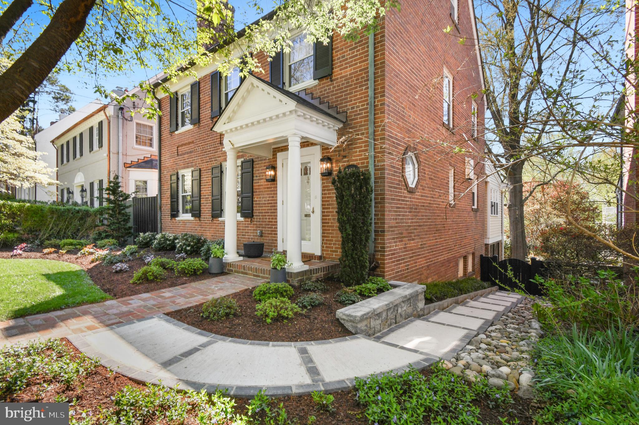3400 Legation Street Northwest Washington, DC 20015 - Photo 42 of 49 Extensive Hardscape & Drainage leading to Backyard
