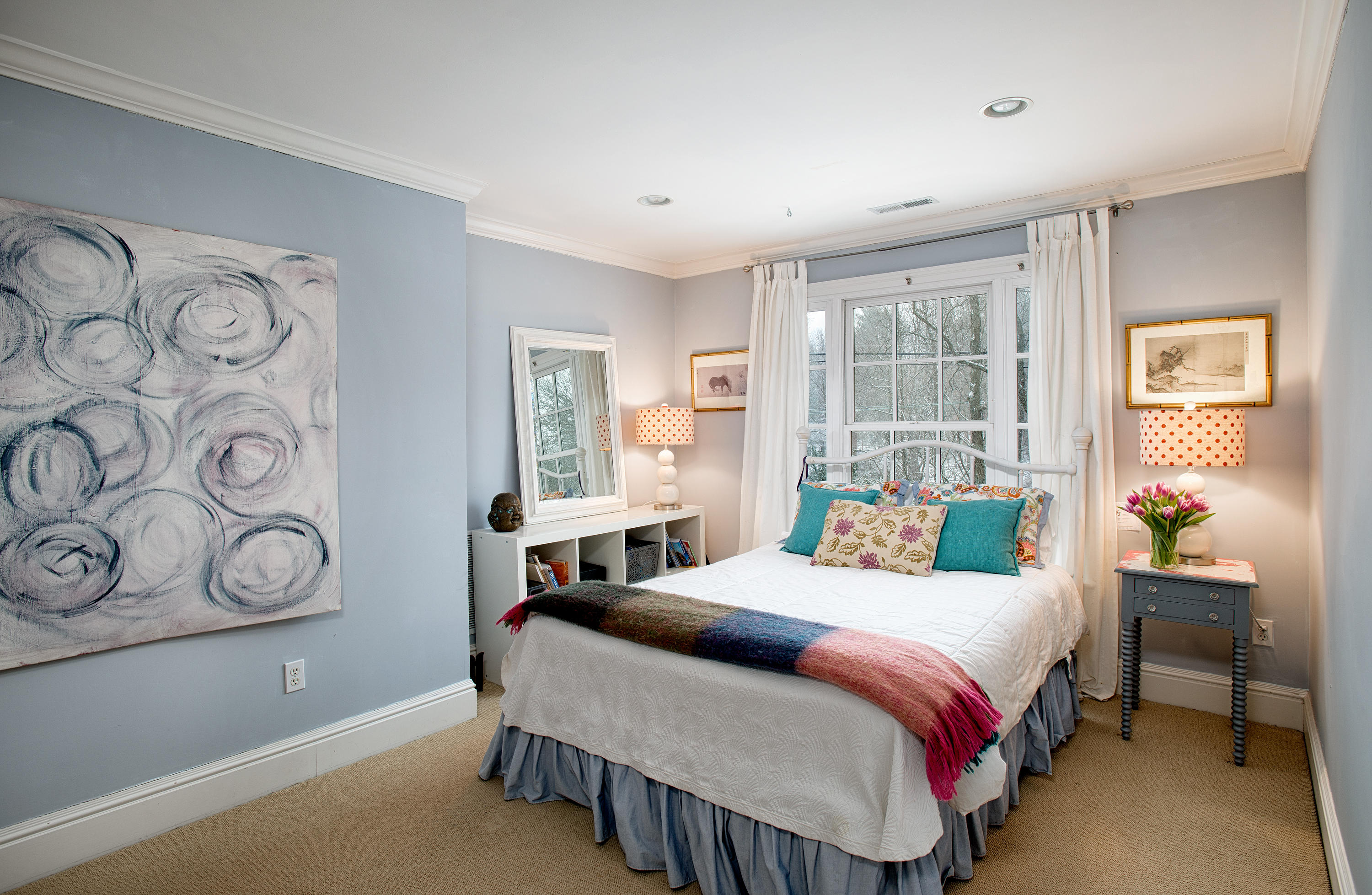 276 White Oak Shade Road New Canaan, CT 06840 - Photo 20 of 36 a bedroom with a bed and a window