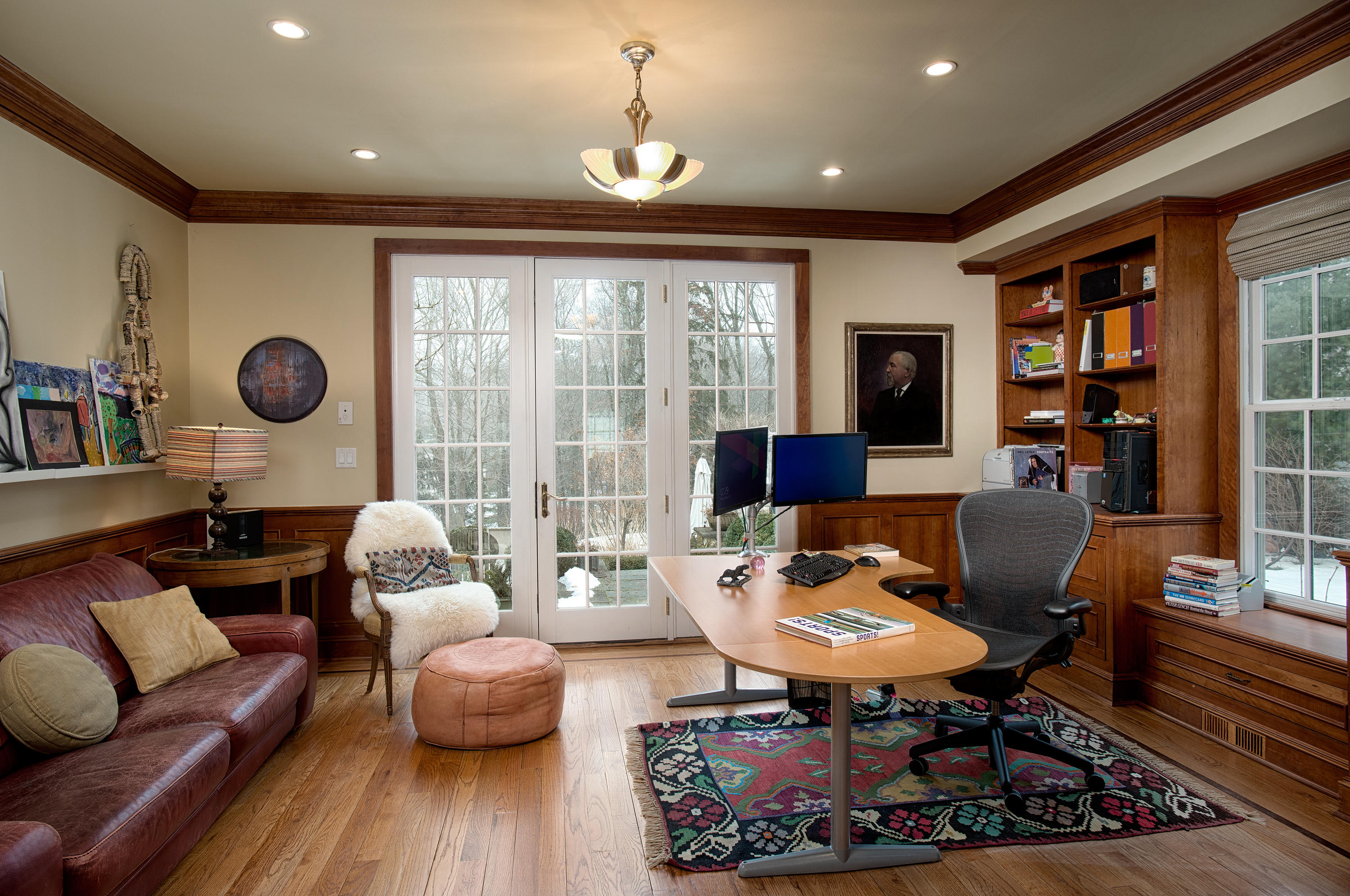 276 White Oak Shade Road New Canaan, CT 06840 - Photo 7 of 36 a living room with furniture and a large window