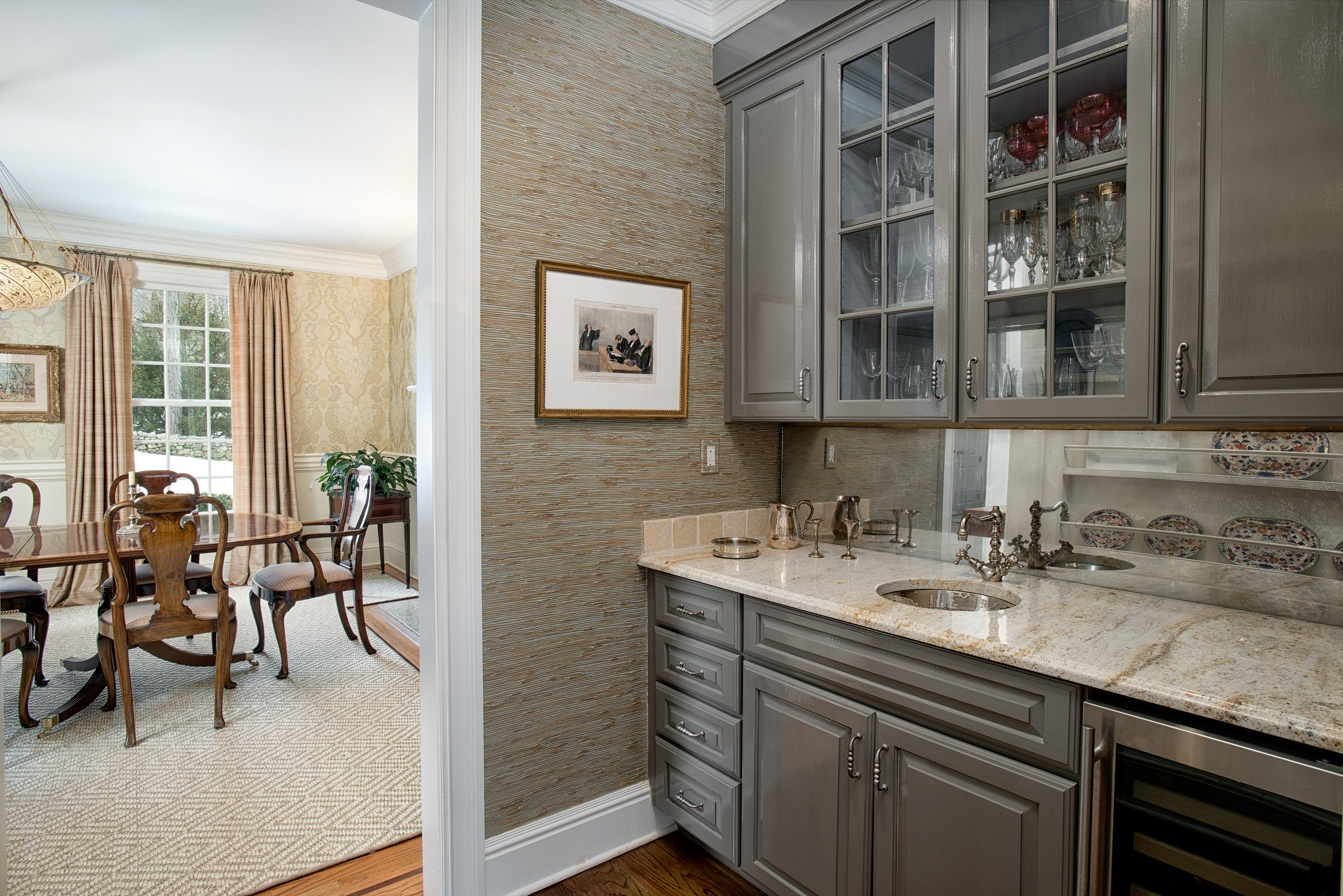 276 White Oak Shade Road New Canaan, CT 06840 - Photo 9 of 36 a en suite bathroom with a granite countertop sink