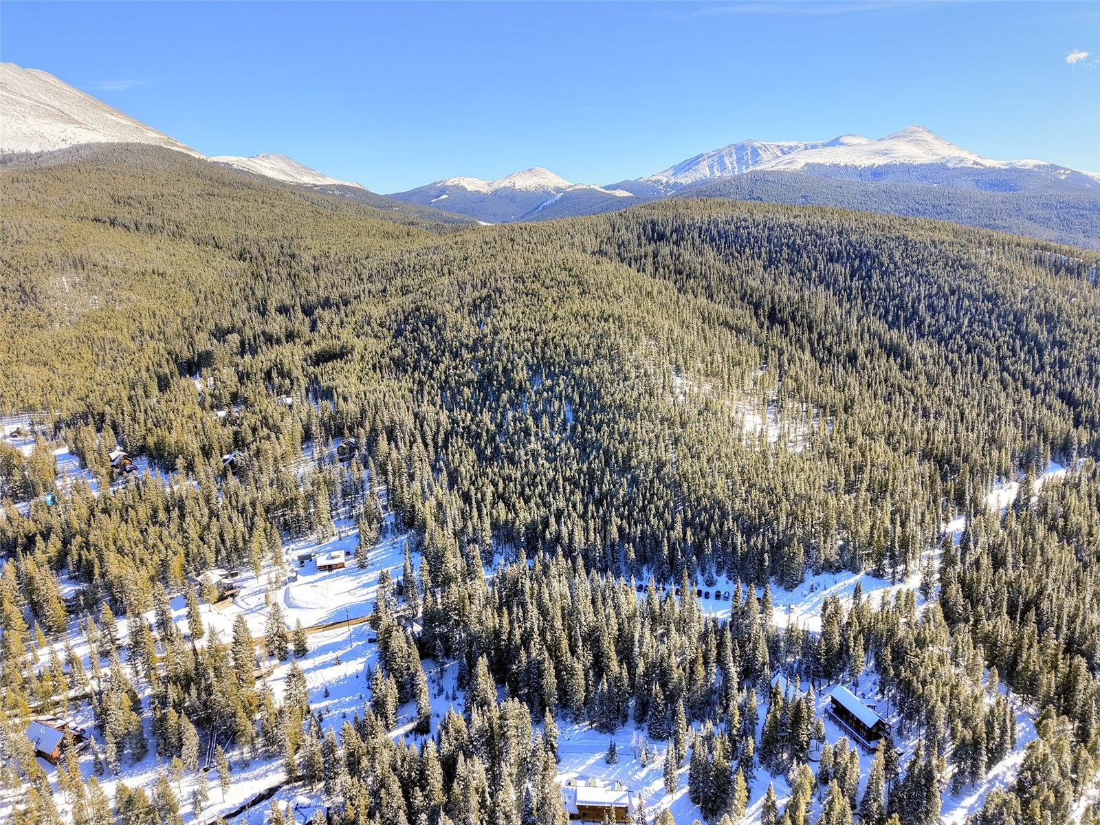 3362 Boreas Pass Road Breckenridge, CO 80424 - Photo 9 of 17 a view of a city with mountains in the background