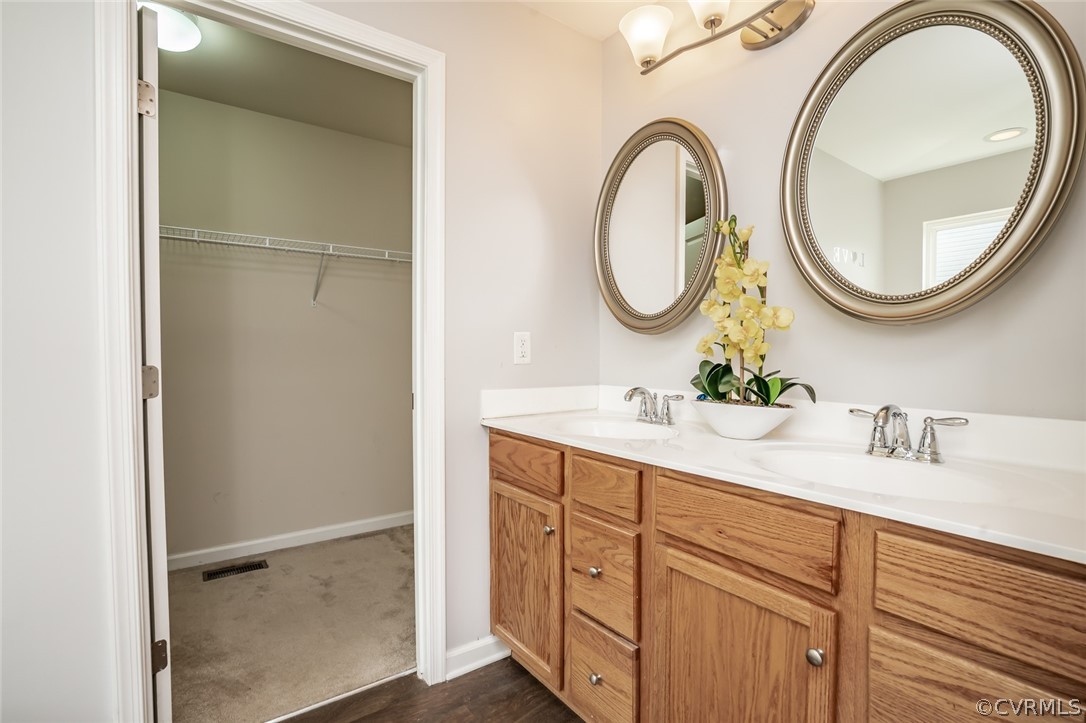 3133 Barnack Road Midlothian, VA 23112 - Photo 16 of 21 The Master Bath has a double vanity.