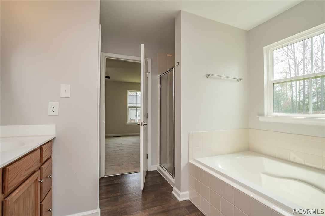 3133 Barnack Road Midlothian, VA 23112 - Photo 17 of 21 The Master Bath also features a garden tub, separa