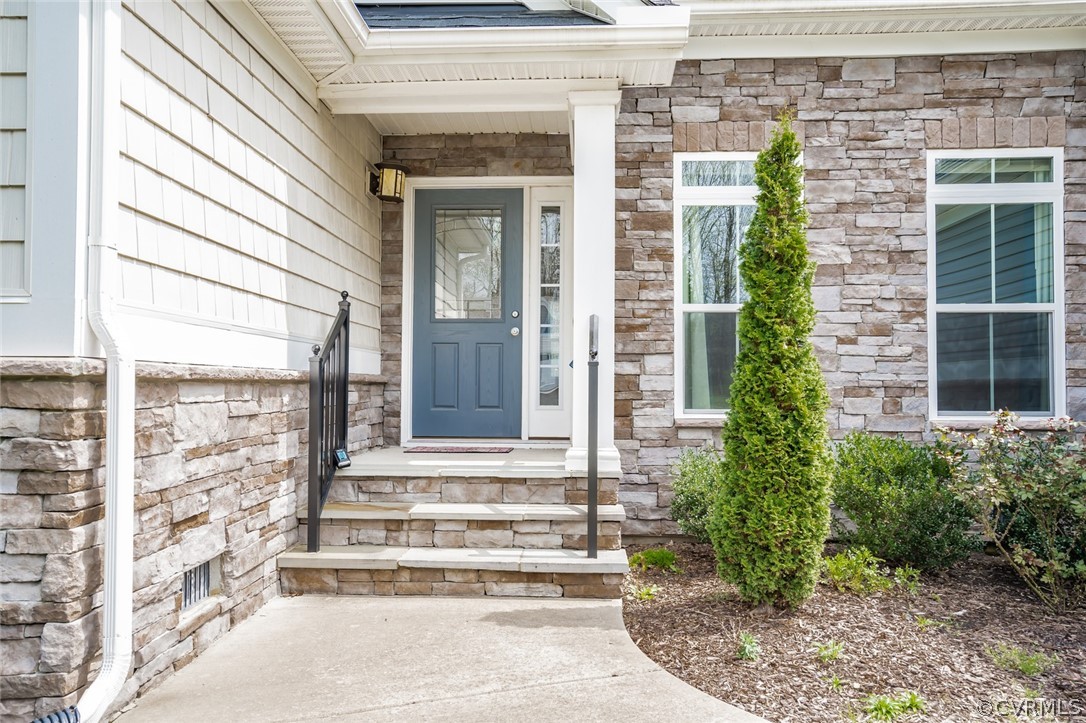 3133 Barnack Road Midlothian, VA 23112 - Photo 2 of 21 Covered front porch with stone steps