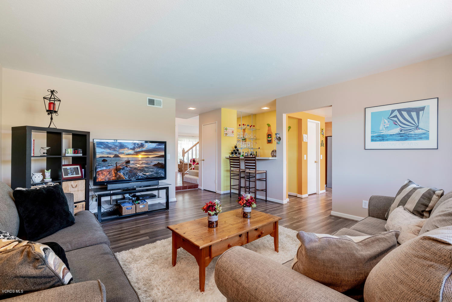 13762 Gunsmoke Road Moorpark, CA 93021 - Photo 16 of 36 a living room with furniture and a flat screen tv