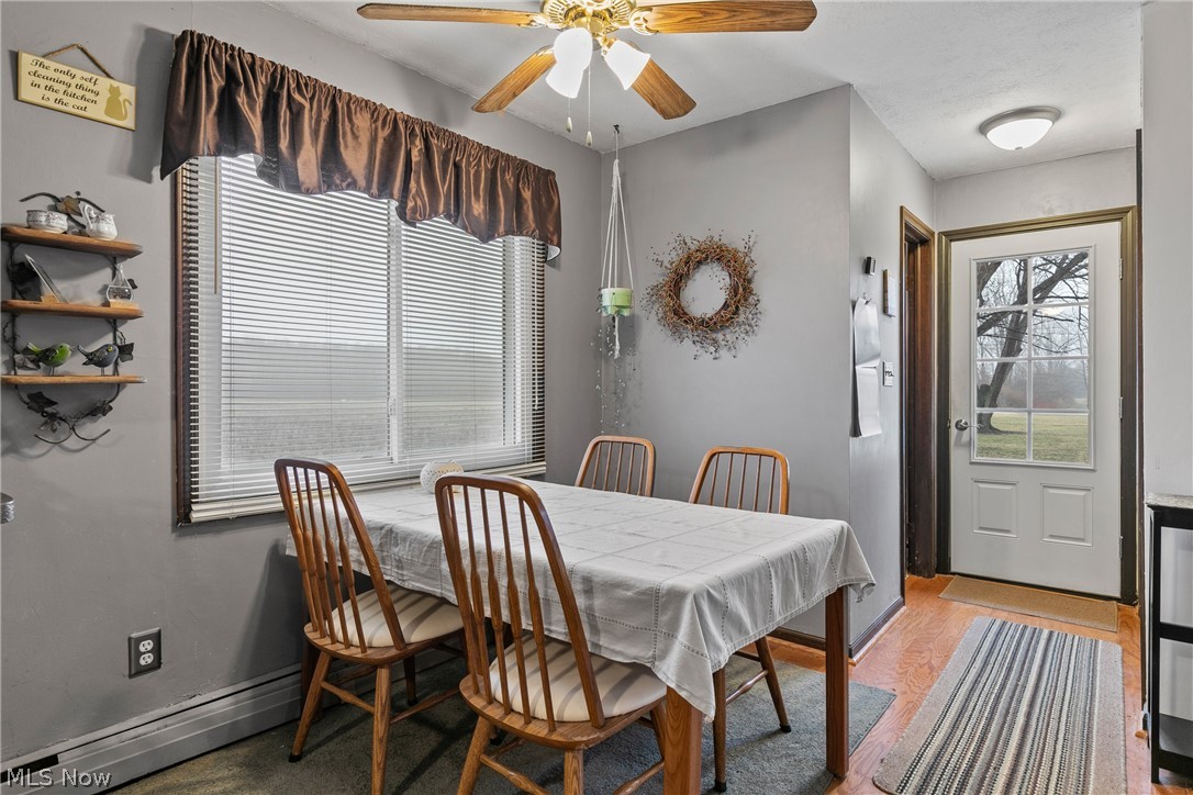 3185 Narrows Road Perry, OH 44081 - Photo 17 of 32 large eat in kitchen with new windows and notice the very sharp door