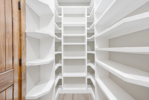a view of a closet
