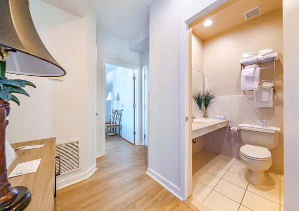 a view of bathroom and a bathroom